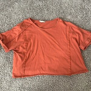 Cropped Roolee Tee
Size small